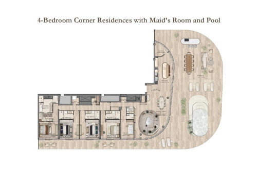 4 BR + MAID'S ROOM AND PO - 4